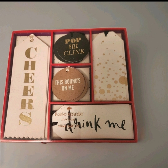 kate spade Other - Kate Spade wine Gift Tags